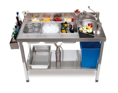 Garrafeira inox para encostar ou de bancada