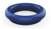 Blue ring for waste chutes