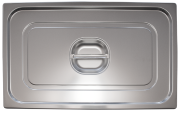 Stainless steel lid for gastronorm container 1/1