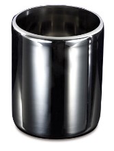 Stainless steel cylindrical ice cream container