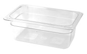 Gastronorm pan in plastic polycarbonate 1/4 (265x162 mm)