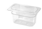 Gastronorm pan in plastic polycarbonate 1/9 (176x108 mm)