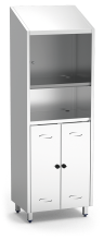Stainless steel wardrobe for computers