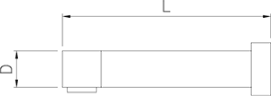 Elektrische Armatur (mit Batterie und Sensor) zur Wandmontage (Kaltwasser)