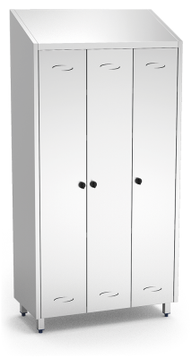 Stainless steel disinfectant wardrobe for tools and shoes