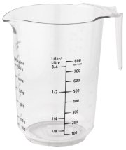 Measuring jug 1 liter with non-slip bottom