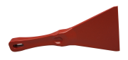 Spatule plastique, métal détectable, rouge