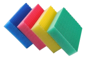 Set von 4 bunten Schwämmen