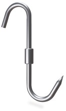 Stainless steel rod revolving hook "S" shaped