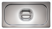 Stainless steel lid for gastronorm container 1/3