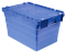 Boîte de distribution empilable avec couvercle