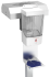 Colonne inox avec distributeur automatique de gel ou  de savon et ditributeur de gants