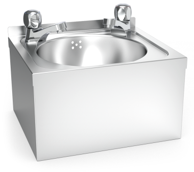 Lavabo inox 2 robinets XS très petit