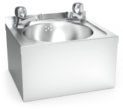 Double tap hand wash basin XS model