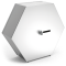 Distributeur de papier hygiénique hexagonal en acier inoxydable