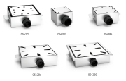 Stainless steel floor drain with siphon trap and horizontal outlet