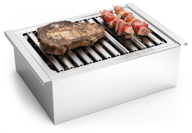 BARBECUE INOX CHARBON