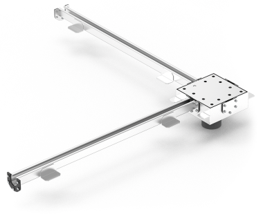 Siphon pour caniveau modulaire à fentes avec sortie verticale transformable en horizontale 200x200 m