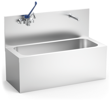 Chirurgisches Handwaschbecken mit Mischbatterien