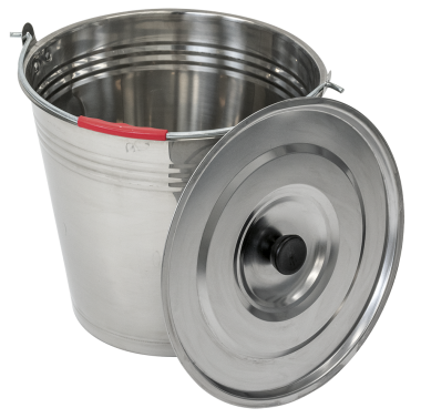 GO series 15L stainless steel bucket with lid