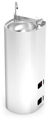 Stainless steel column cold water fountain