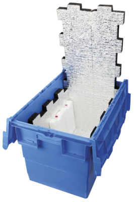 Doublure intérieure isotherme pour boîtes de livraison / distribution