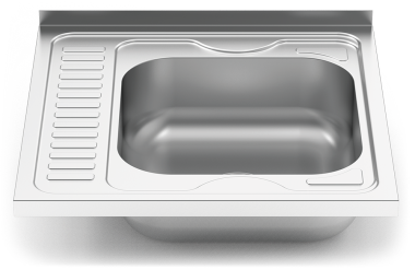 Spüle mit Abtropffläche links Serie 6.6 Compact