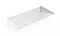 Rohrregal zur Wandmontage aus Edelstahl