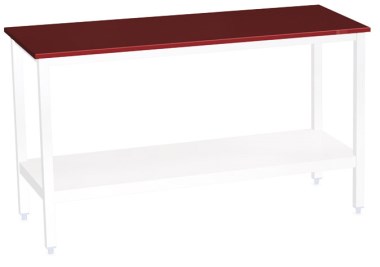 Plaque de rechange rouge pour tables de boucher