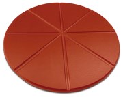 Polyethylene pizza plate