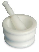 Polyethylene mortar
