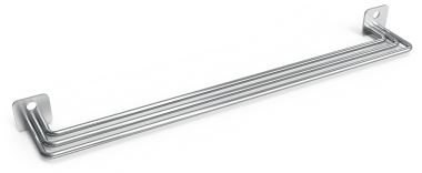 Stainless steel rod mounted knife holder