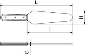 Spatule à patisserie