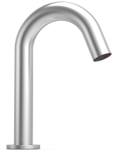 Electronic tap for washbasins and sinks with batteries