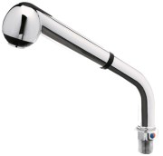 Detachable spout for shower fitting
