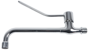 Single inlet angled tap