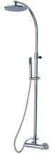 Wall-mounted rainfall tub shower tap set