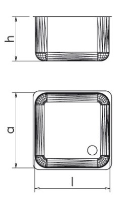 Plonge inox pour lave-vaisselle espaces réduits avec 1 bac et égouttoir à gauche