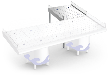 Extension modulaire pour étal à poisson