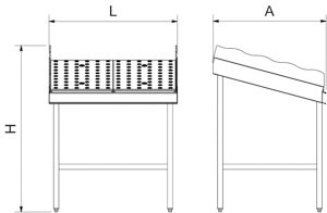 Extension modulaire pour étal à poisson