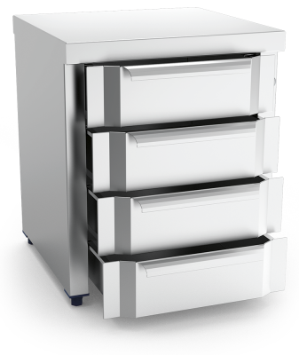 Stainless steel sales drawer cabinet