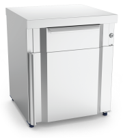 Box modulaire 1 tiroir et porte inox