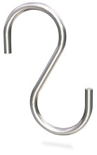 Crochet inox a tige spécial pour charcuterie (10 pièces)
