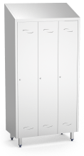 Armoire vestiaire inox de 3 portes