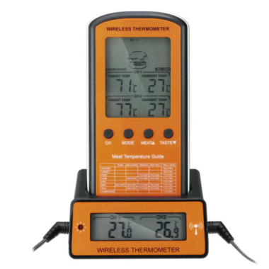 Thermomètre de four avec sélection de programme sans fil