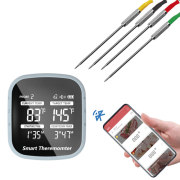 Thermomètre barbecue Bluetooth avec 4 sondes