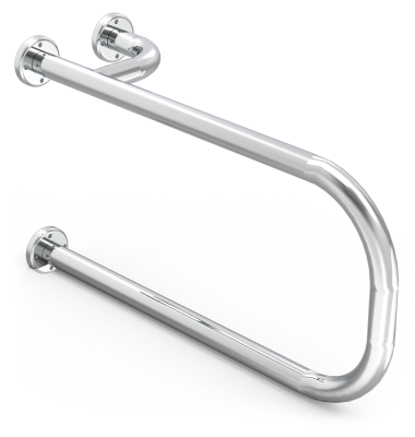 Haltegriff für Waschbecken aus Edelstahl